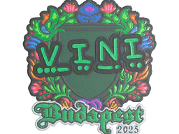 Sticker VINI (Embroidered) | Budapest 2025 - Preço e onde comprar no CS2