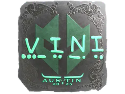 Sticker VINI (Foil) | Austin 2025 - Preço e onde comprar no CS2