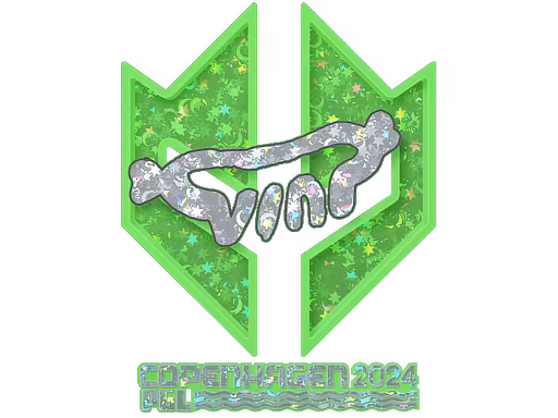 Sticker VINI (Glitter) | Copenhagen 2024 - Preço e onde comprar no CS2