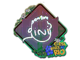 Sticker VINI (Glitter) | Rio 2022 - Preço e onde comprar no CS2