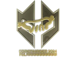 Sticker VINI (Gold) | Copenhagen 2024 - Preço e onde comprar no CS2