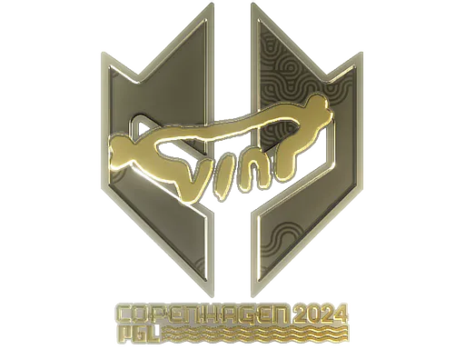 Sticker VINI (Gold) | Copenhagen 2024 - Preço e onde comprar no CS2