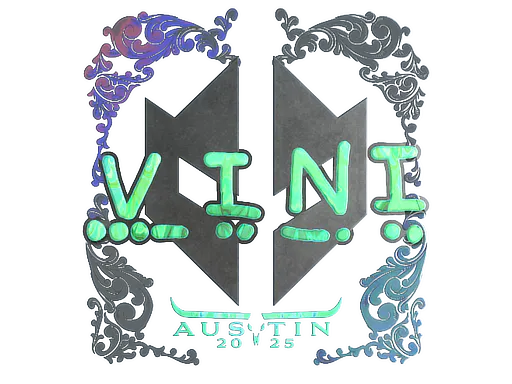 Sticker VINI (Holo) | Austin 2025 - Preço e onde comprar no CS2