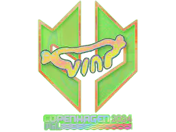 Sticker VINI (Holo) | Copenhagen 2024 - Preço e onde comprar no CS2