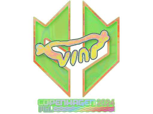 Sticker VINI (Holo) | Copenhagen 2024 - Preço e onde comprar no CS2