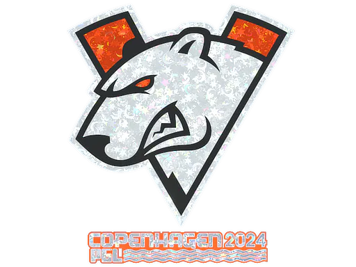 Sticker Virtus.pro (Glitter) | Copenhagen 2024 - Preço e onde comprar no CS2