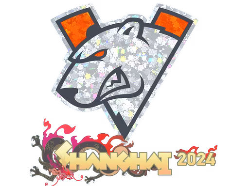Sticker Virtus.pro (Glitter) | Shanghai 2024 - Preço e onde comprar no CS2