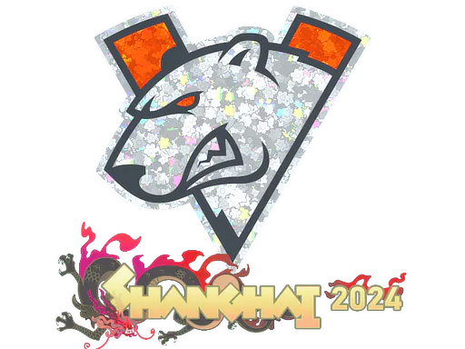 Sticker Virtus.pro (Glitter) | Shanghai 2024 - Preço e onde comprar no CS2