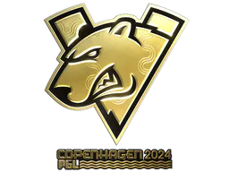Sticker Virtus.pro (Gold) | Copenhagen 2024 - Preço e onde comprar no CS2