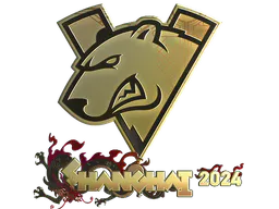 Sticker Virtus.pro (Gold) | Shanghai 2024 - Preço e onde comprar no CS2