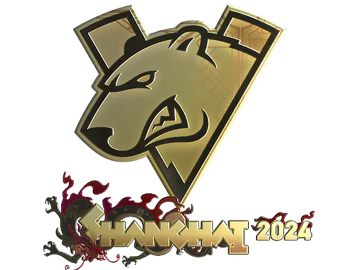 Sticker Virtus.pro (Gold) | Shanghai 2024 - Preço e onde comprar no CS2