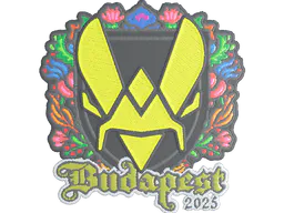 Sticker Vitality (Embroidered) | Budapest 2025 - Preço e onde comprar no CS2