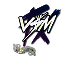 Sticker v$m (Glitter) | Paris 2023 - Preço e onde comprar no CS2