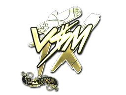Sticker v$m (Gold) | Paris 2023 - Preço e onde comprar no CS2