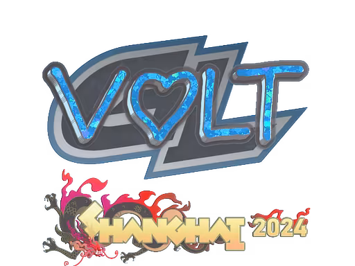 Sticker volt (Glitter) | Shanghai 2024 - Preço e onde comprar no CS2