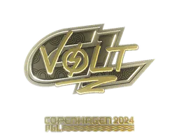 Sticker volt (Gold) | Copenhagen 2024 - Preço e onde comprar no CS2