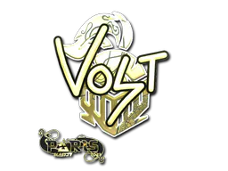 Sticker volt (Gold) | Paris 2023 - Preço e onde comprar no CS2