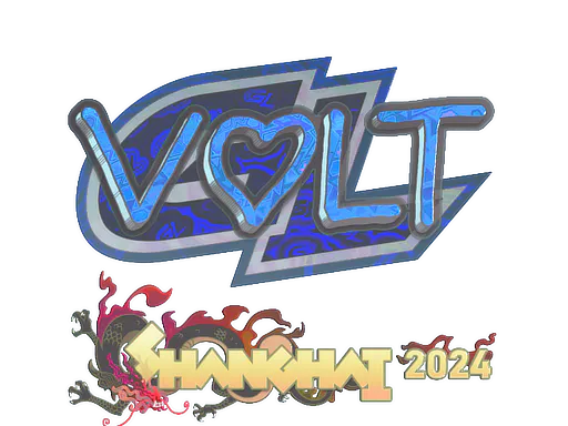 Sticker volt (Holo) | Shanghai 2024 - Preço e onde comprar no CS2