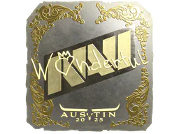 Sticker w0nderful (Gold) | Austin 2025 - Preço e onde comprar no CS2
