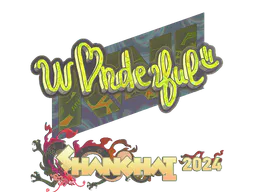 Sticker w0nderful (Holo) | Shanghai 2024 - Preço e onde comprar no CS2