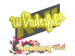 Sticker w0nderful | Shanghai 2024 - Preço e onde comprar no CS2
