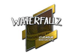 Sticker waterfaLLZ | Boston 2018 - Preço e onde comprar no CS2