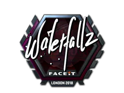 Sticker waterfaLLZ (Foil) | London 2018 - Preço e onde comprar no CS2