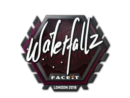 Sticker waterfaLLZ | London 2018 - Preço e onde comprar no CS2