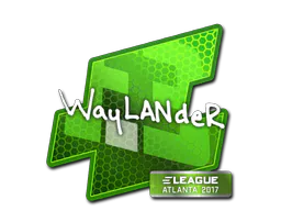 Sticker wayLander | Atlanta 2017 - Preço e onde comprar no CS2