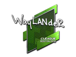 Sticker wayLander | Boston 2018 - Preço e onde comprar no CS2