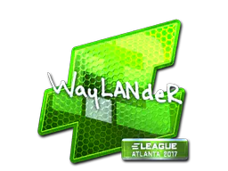 Sticker wayLander (Foil) | Atlanta 2017 - Preço e onde comprar no CS2