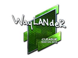 Sticker wayLander (Foil) | Boston 2018 - Preço e onde comprar no CS2