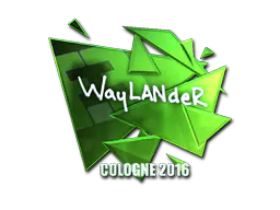 Sticker wayLander (Foil) | Cologne 2016 - Preço e onde comprar no CS2