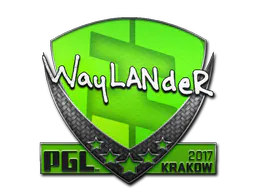 Sticker wayLander | Krakow 2017 - Preço e onde comprar no CS2