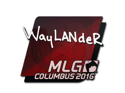 Sticker wayLander | MLG Columbus 2016 - Preço e onde comprar no CS2