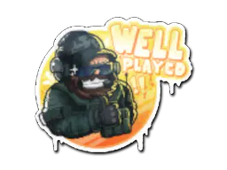 Sticker Well Played - Preço e onde comprar no CS2