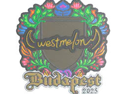 Sticker westmelon (Embroidered) | Budapest 2025 - Preço e onde comprar no CS2
