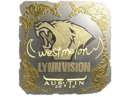 Sticker westmelon (Gold) | Austin 2025 - Preço e onde comprar no CS2