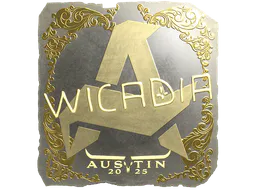Sticker Wicadia (Gold) | Austin 2025 - Preço e onde comprar no CS2