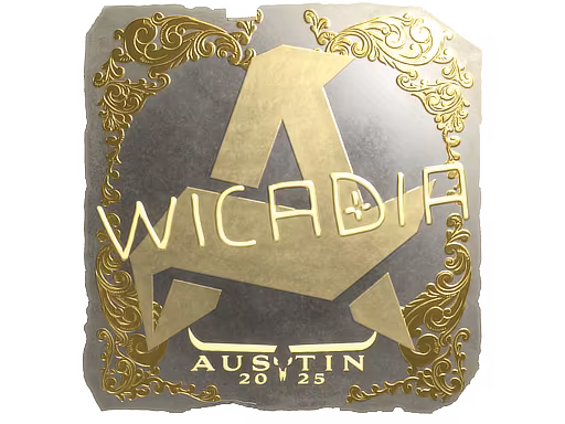 Sticker Wicadia (Gold) | Austin 2025 - Preço e onde comprar no CS2