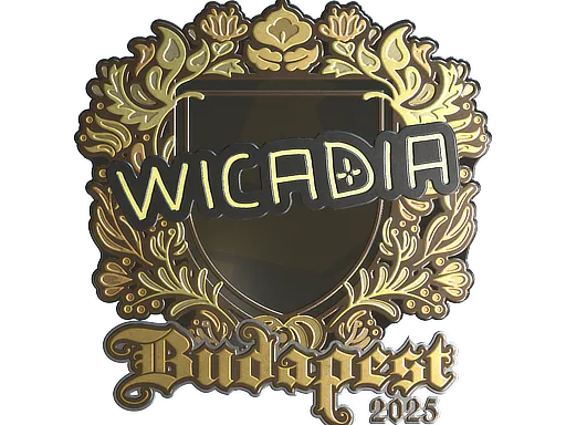 Sticker Wicadia (Gold) | Budapest 2025 - Preço e onde comprar no CS2