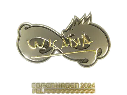 Sticker Wicadia (Gold) | Copenhagen 2024 - Preço e onde comprar no CS2