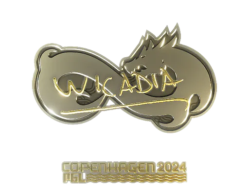 Sticker Wicadia (Gold) | Copenhagen 2024 - Preço e onde comprar no CS2