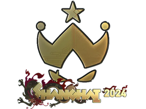 Sticker Wildcard (Gold) | Shanghai 2024 - Preço e onde comprar no CS2