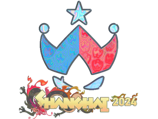 Sticker Wildcard (Holo) | Shanghai 2024 - Preço e onde comprar no CS2