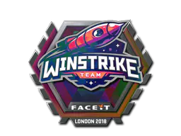 Sticker Winstrike Team (Holo) | London 2018 - Preço e onde comprar no CS2