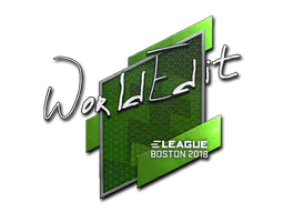 Sticker WorldEdit | Boston 2018 - Preço e onde comprar no CS2