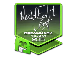 Sticker WorldEdit | Cluj-Napoca 2015 - Preço e onde comprar no CS2