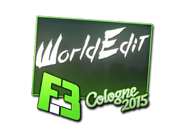 Sticker WorldEdit | Cologne 2015 - Preço e onde comprar no CS2