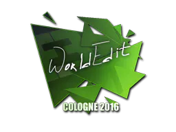 Sticker WorldEdit | Cologne 2016 - Preço e onde comprar no CS2